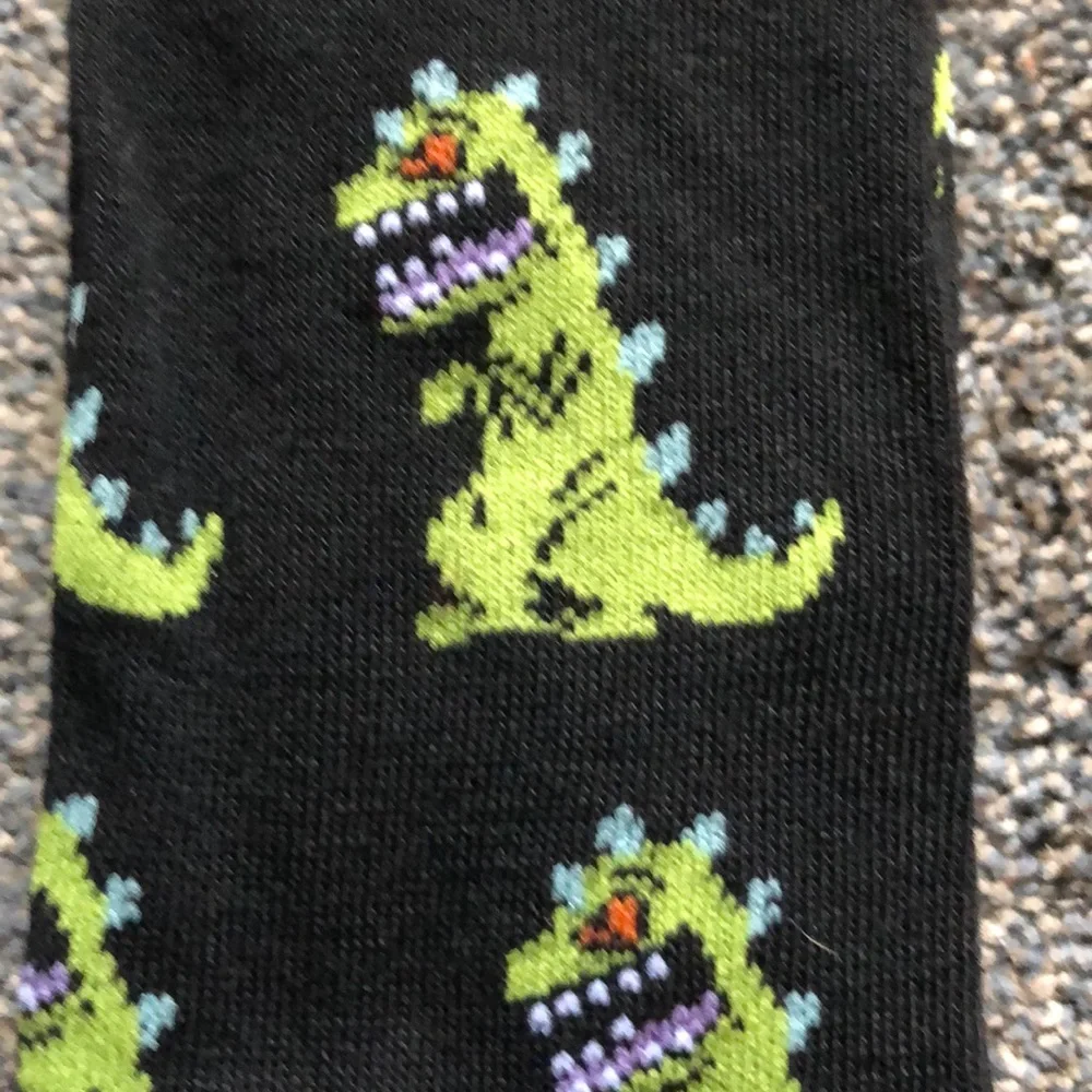 Nickelodeon Reptar RugRats 90’s Throwback  Socks